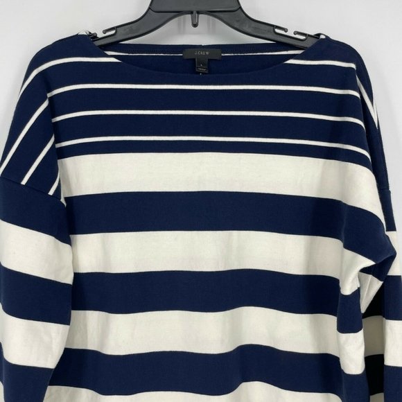 J. Crew Navy and White Striped Sweater - Picture 4 of 7